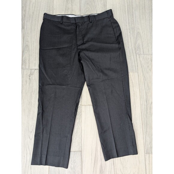 Brooks Brothers Pants Mens 36x30 Gray Regent Fit Merino Wool Blend Dress Slacks - Picture 1 of 10